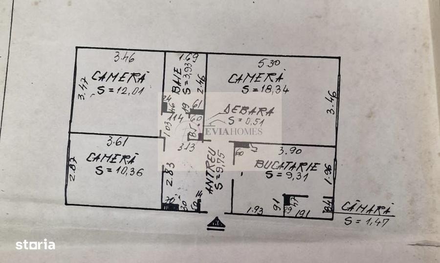Apartament cu 3 camere în Între Lacuri