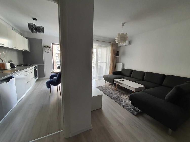 65mp 2 camere in bloc nou, terasa mare, stil Scandinav, complet utilat/mobilat - 6