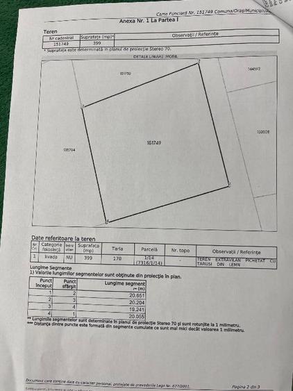 Teren zona Bucium intravilan 399mp - 1