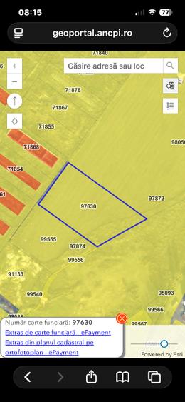 Teren agricol intravilan de 5412 mp, în Apollo