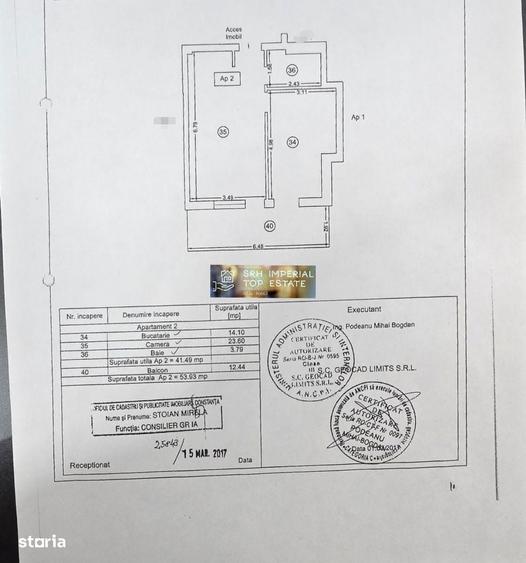 Apartament cu 2 camere în Central