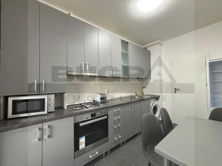 Apartament cu 3 camere semidecomandat, mobilat în Zorilor