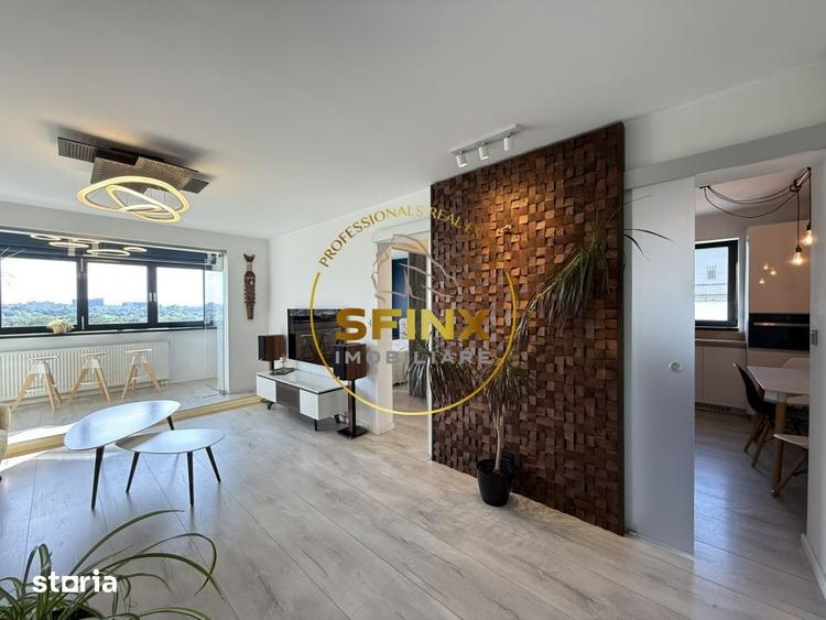Apartament cu 2 camere semidecomandat, mobilat în Tineretului