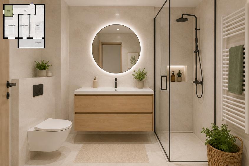Apartament cu 2 camere decomandat în 1 Decembrie 1918