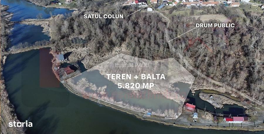 OCAZIE: TEREN + IAZ, 5.820 MP | Zona Pitoreasca | Colun | Porumbacu