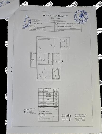 Apartament cu 2 camere semidecomandat în Mogoșoaia