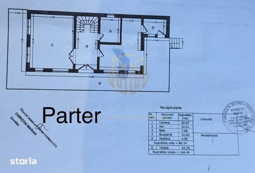 Casă cu 6 camere cu Teren 1200 Mp în Snagov
