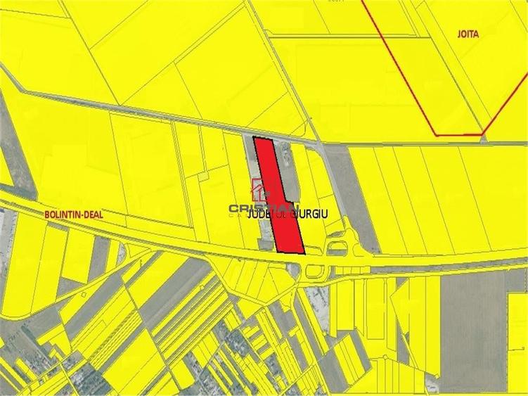 Teren de 42800 mp, în Bolintin-Deal