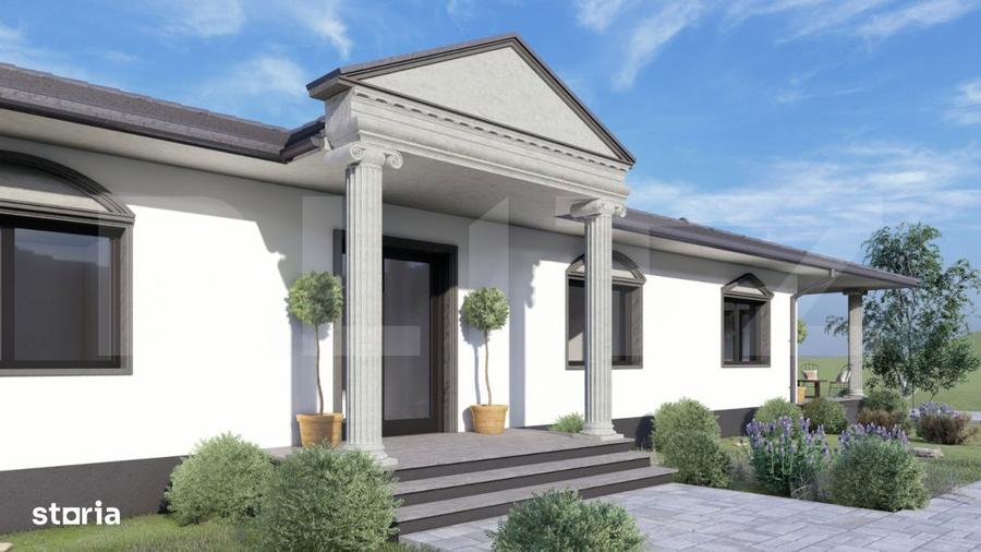 Casă cu 2 camere cu Teren 854 Mp în Central