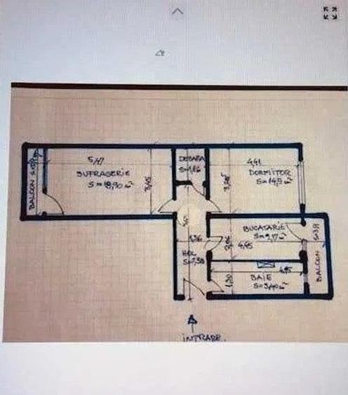Apartament cu 2 camere decomandat în Crângași