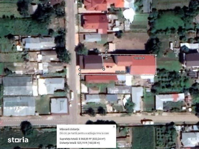 Casă cu Teren 831 Mp în Drăgănești