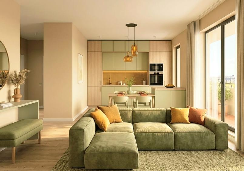 Apartament cu 2 camere decomandat în Lujerului