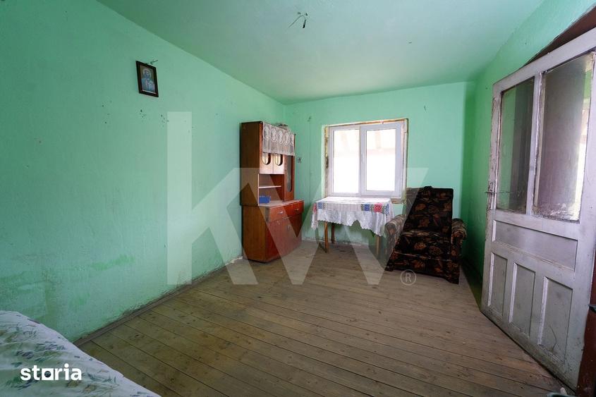 Casă cu 2 camere cu Teren 405 Mp în Central