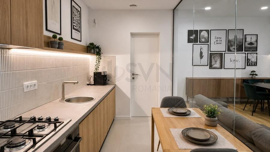 Apartament cu 2 camere semidecomandat, mobilat în Aviației