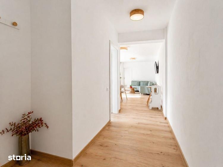 Apartament cu 3 camere, mobilat în Borhanci