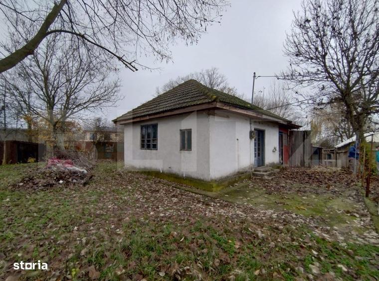 Casă cu 2 camere cu Teren 799 Mp în Central