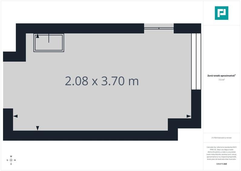 Spațiu comercial, de 8 mp, în Alfa