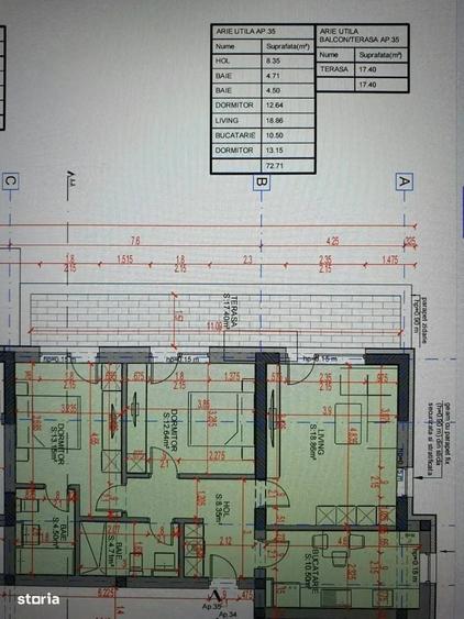Titan Gura Calitei Bloc Nou 3 Camere 91 Mp Metrou Teclu - 5