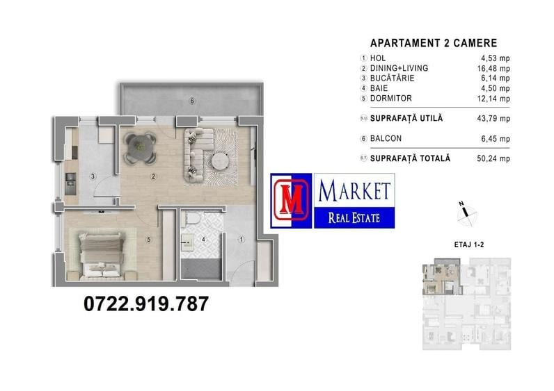 Apartament 2 camere - Metrou Berceni (900m) - 4