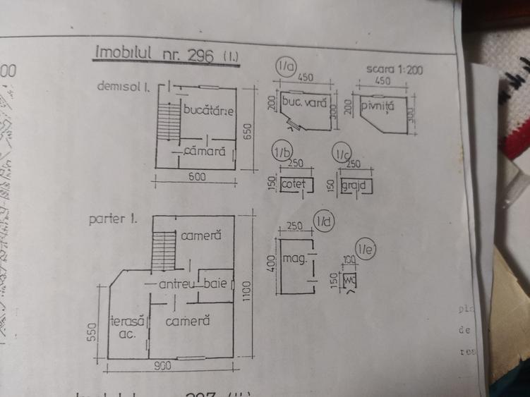 Casă cu 2 camere în Sângeorgiu de Mureș