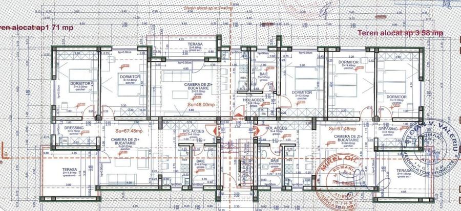 Apartament cu 3 camere decomandat în Dumbrăvița