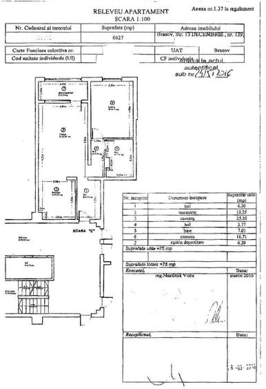 Apartament cu 2 camere decomandat, mobilat în Tractorul — fotografia 1