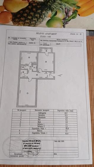 Apartament cu 2 camere decomandat în Central