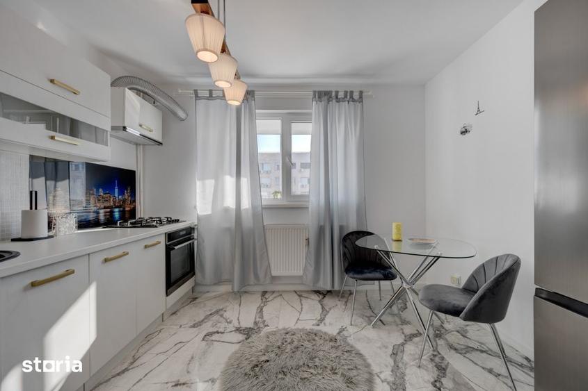 Apartament cu 2 camere, mobilat în Obor