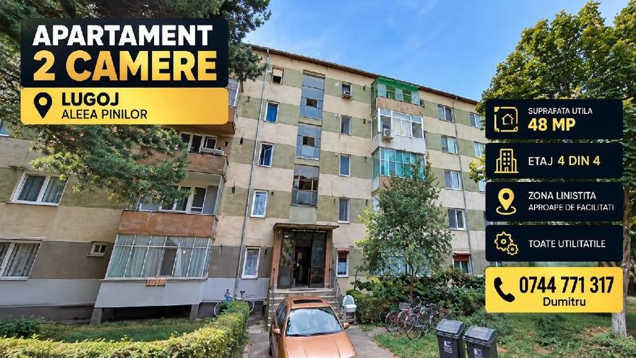 Apartament cu 2 camere semidecomandat în Central