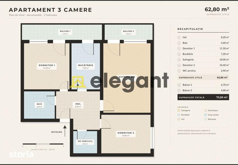 Apartament cu 3 camere decomandat în Lăpuș Argeș