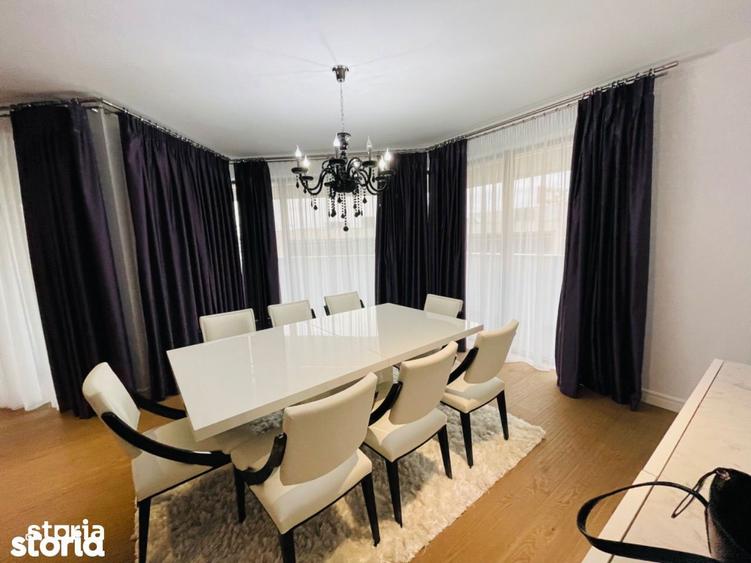 Apartament cu 4 camere, mobilat în Băneasa