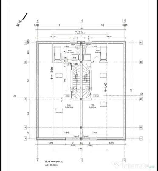 Duplex premium, 5 camere, 240 mp, garaj, Dambul Rotund - 17