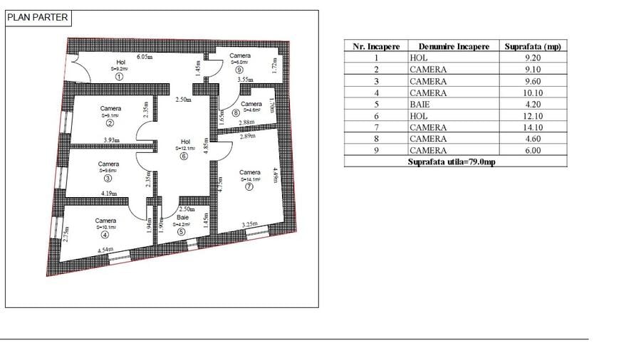 Apartament cu 4 camere decomandat în Ultracentral