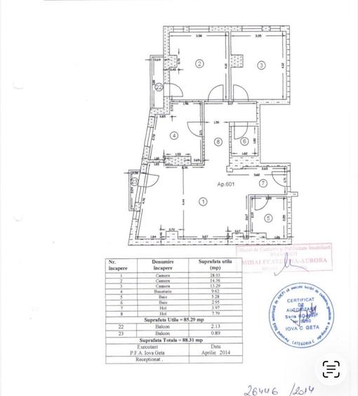 Apartament 3 camere - Nord (Sisesti) - 2
