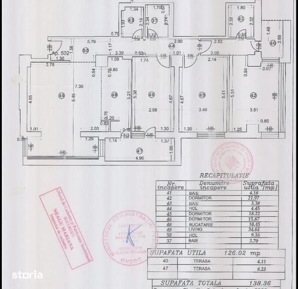 Apartament cu 4 camere decomandat în Băneasa