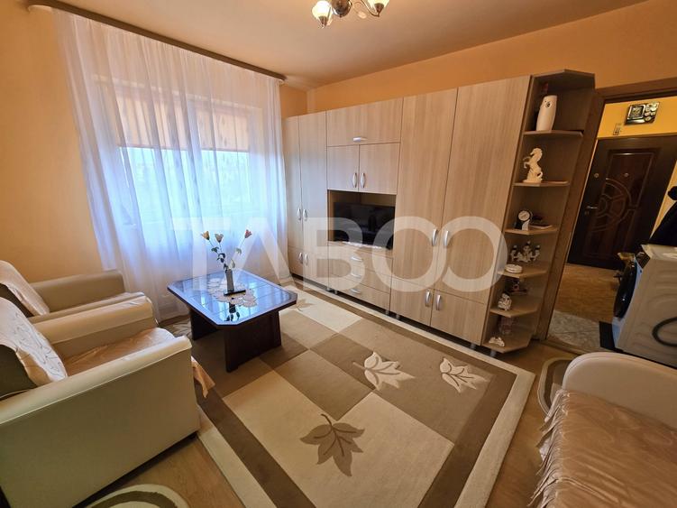Apartament 2 camere mobilat utilat Mihai Viteazul Sibiu Comision 0 - 8