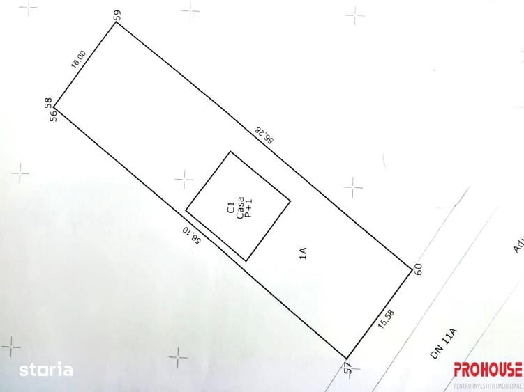 Casă cu 6 camere decomandat cu Teren 887 Mp în Central