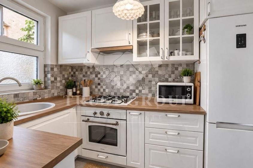 Apartament cu 2 camere semidecomandat, mobilat în Știrbei Vodă