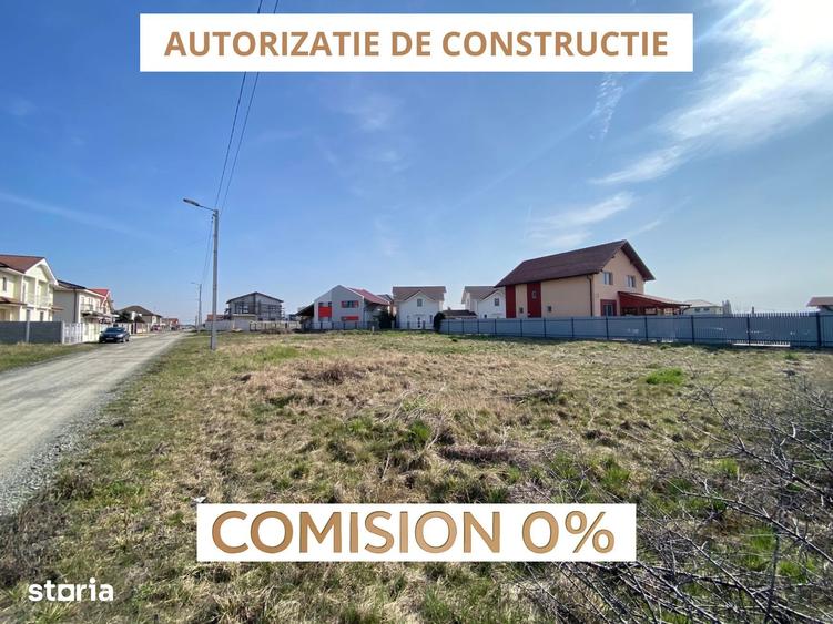 COMISION 0%, Teren 500MP, Autorizatie de Constructie, P+1E, SACALAZ - 1