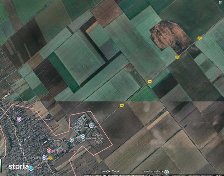 Teren de 39500 mp, în Ciorani