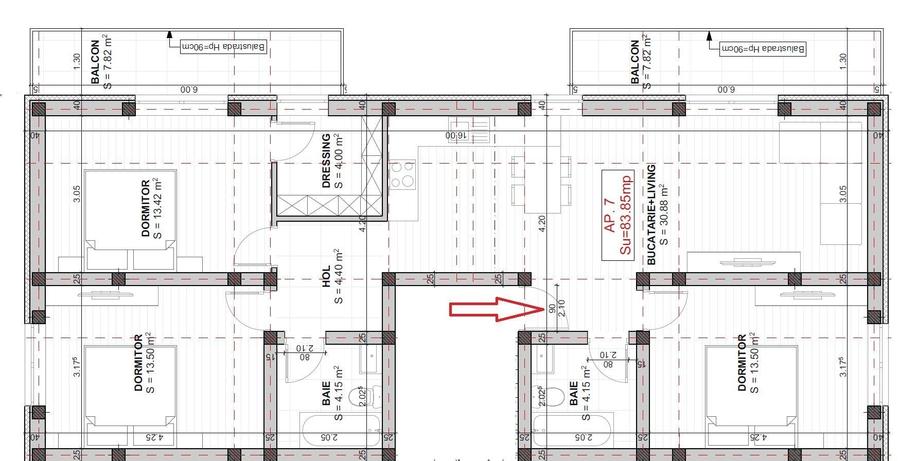 Apartament cu 2 camere decomandat în Girocului