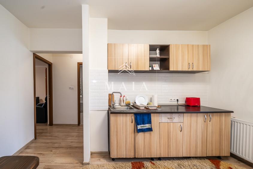Apartament cu 2 camere decomandat, mobilat în Valea Aurie