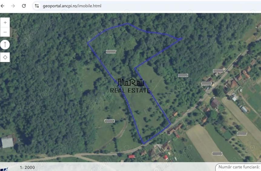 Teren de 1274 mp, în Criș