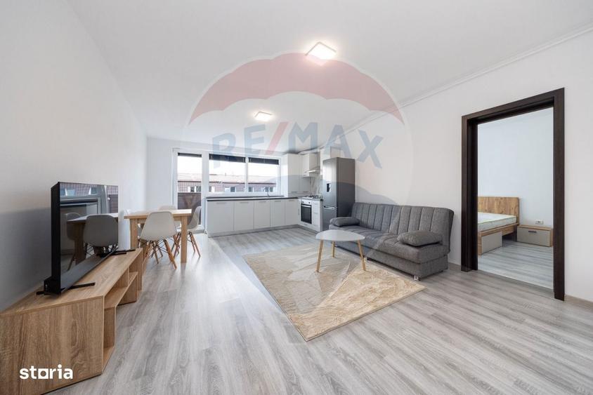 Apartament cu 2 camere, mobilat în Sânpetru