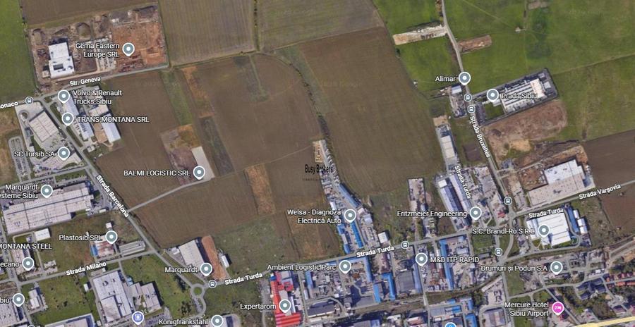 Teren Construcții intravilan de 10000 mp, în Industrial Vest