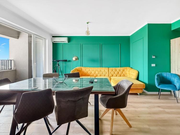 Apartament cu 2 camere semidecomandat, mobilat în Circumvalațiunii