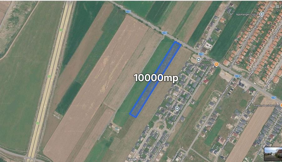 Teren de 10000 mp, în Cristian