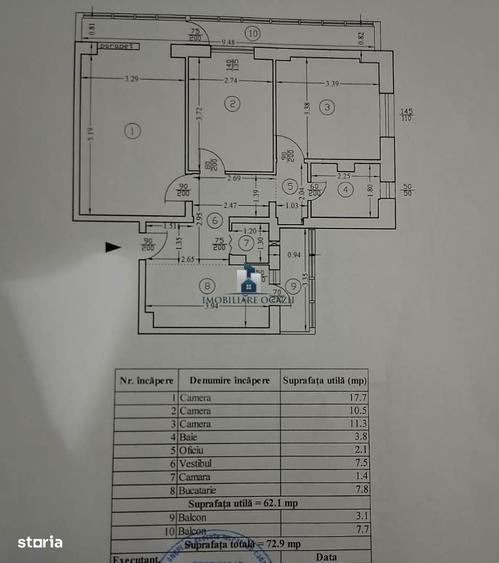 Apartament cu 3 camere decomandat în Berceni — fotografia 3