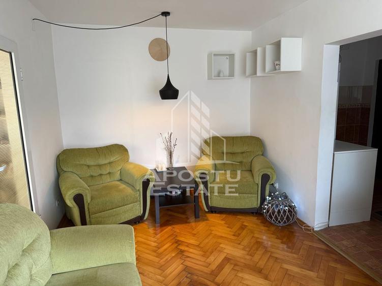 Apartament cu 2 camere nedecomandat, mobilat în Șagului
