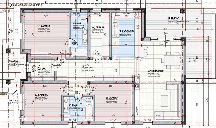 Casă cu 4 camere cu Teren 503 Mp în Central